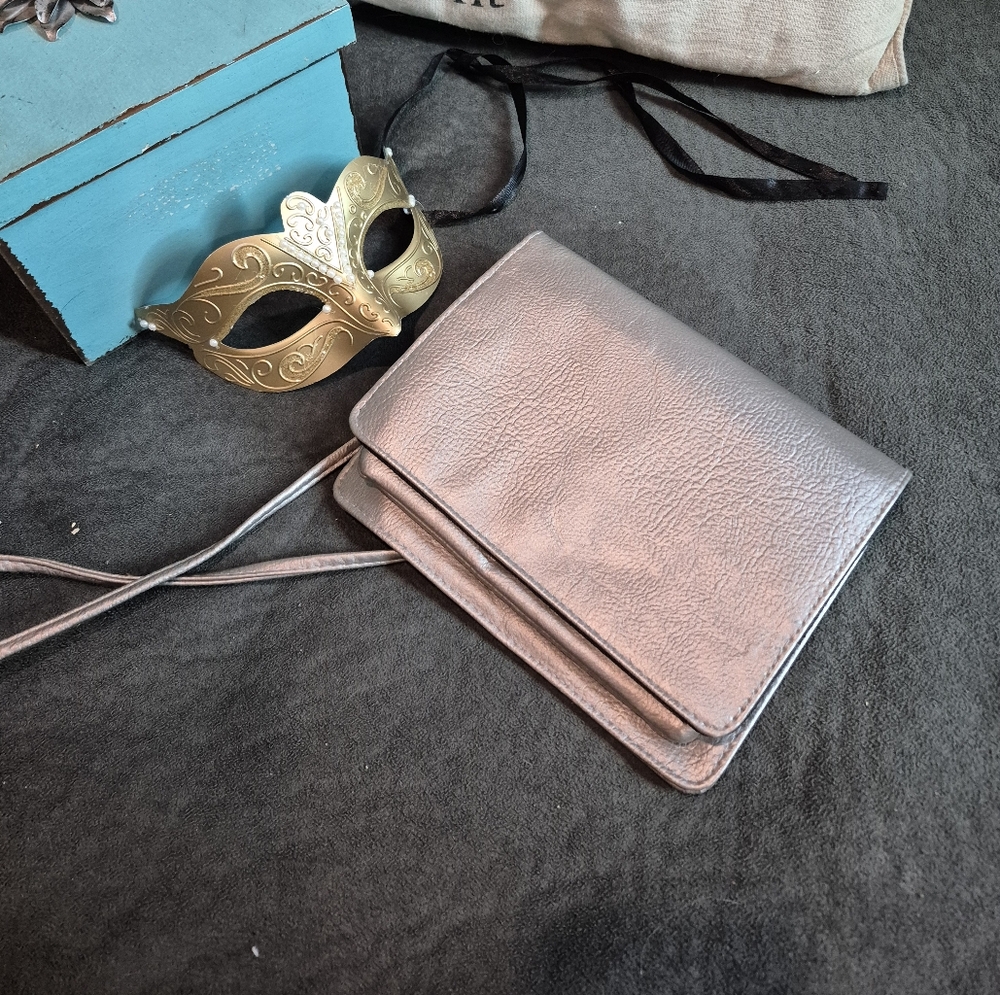 Silver Clutch with Sleek Minimalist Design